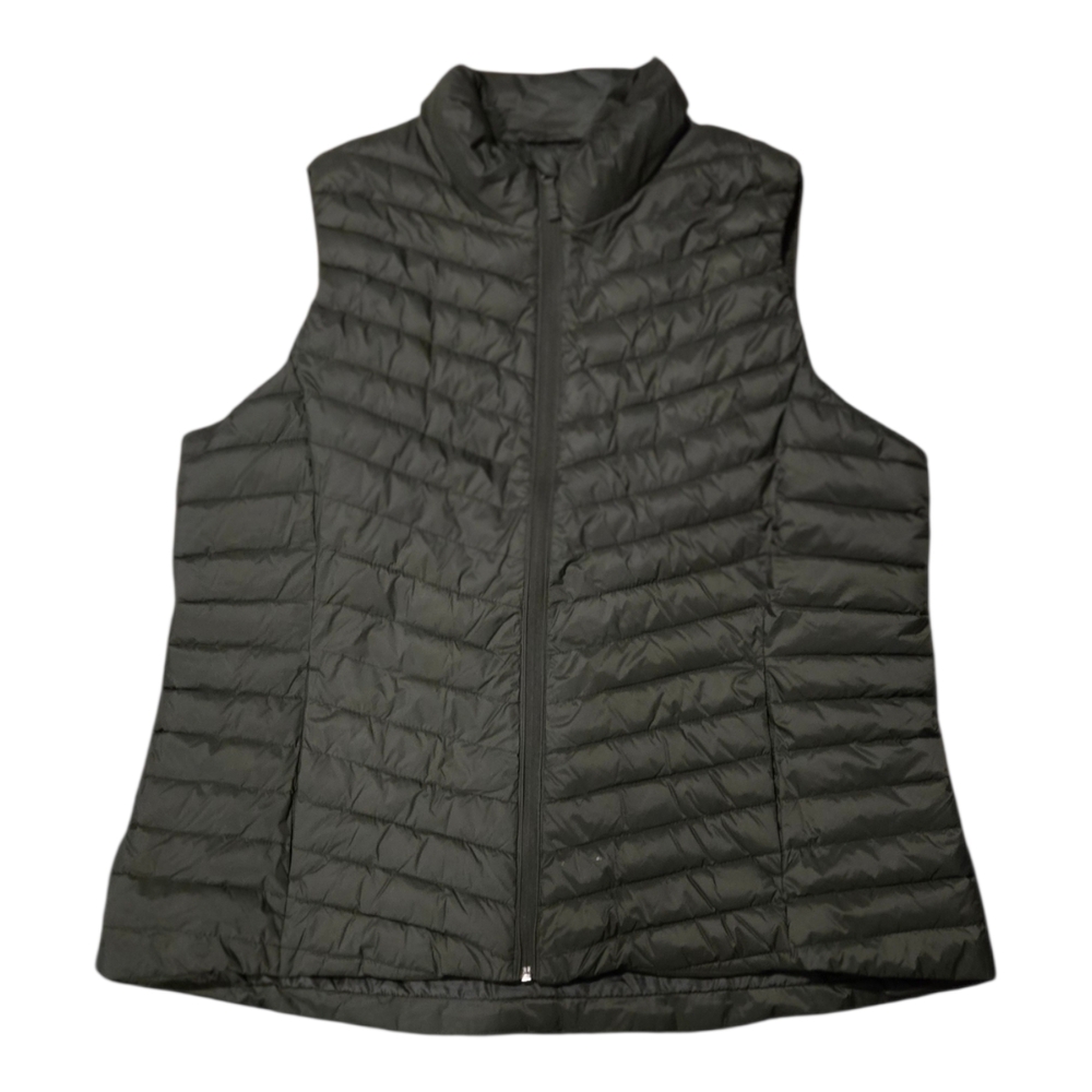 Old Navy Women's Quilted Vest - Olive Green size XXL Tall